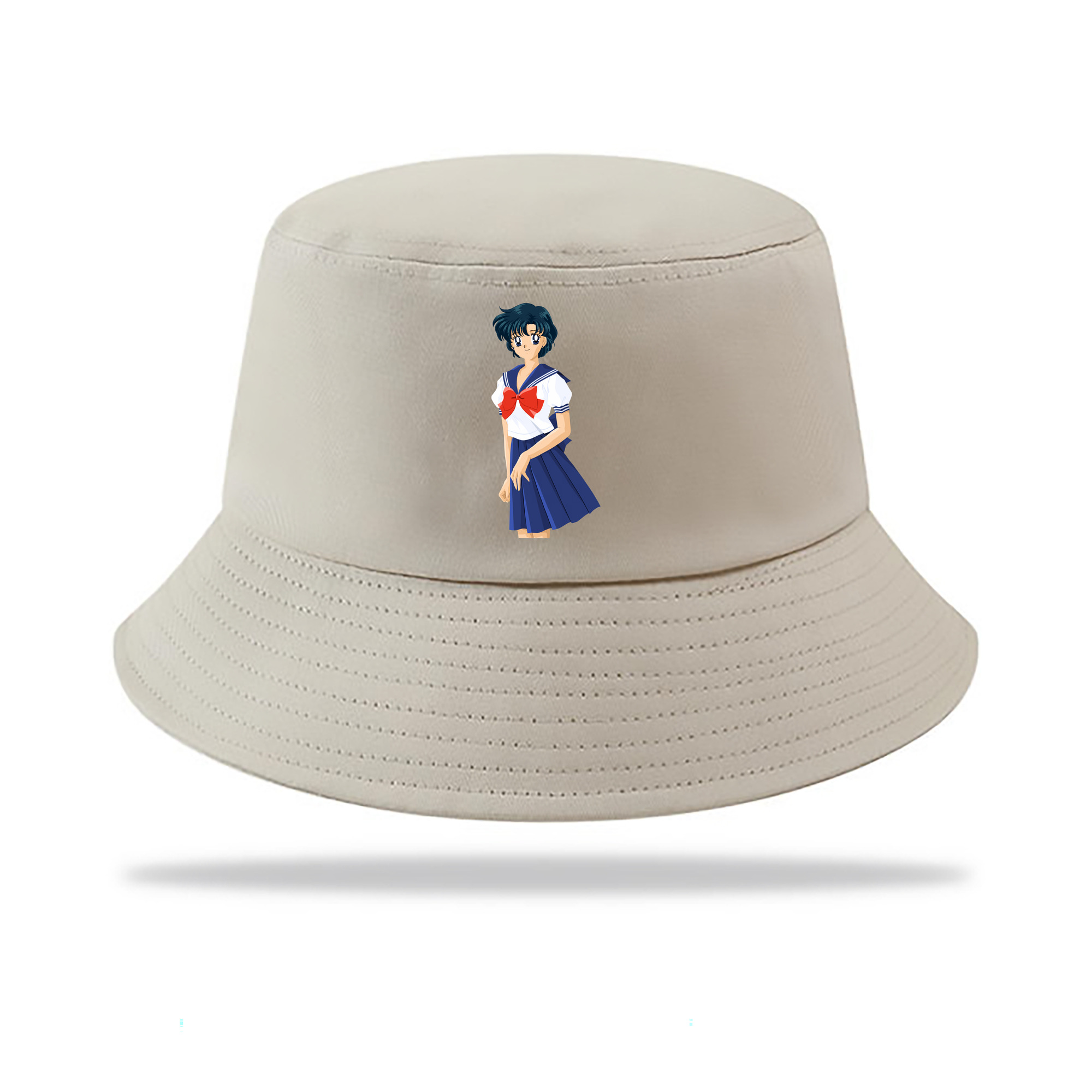 （画像用） 美少女戦士セーラームーン 水野 亜美 みずの あみ Sailor Moon Mizuno Ami アウトドア日除けバケットハット